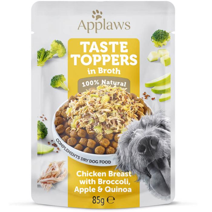 Applaws Taste Toppers Broth Kyllingebryst Broccoli, æble & Quinoa 85g