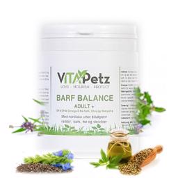 VitaPetz Barf Balance Adult+ Krill, Chia, Hampefrø & Probiotika Fodertilskud