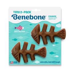 Benebone Fishbone Nylon Tyggeben TINY 2-Pack