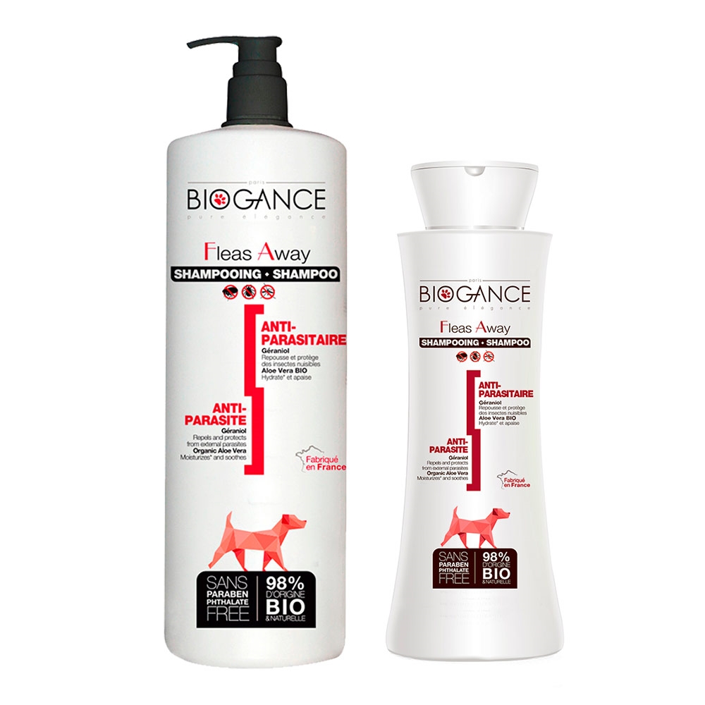 Tidligere adjektiv forudsætning Biogance Naturlig Loppe Shampoo Til Hunde