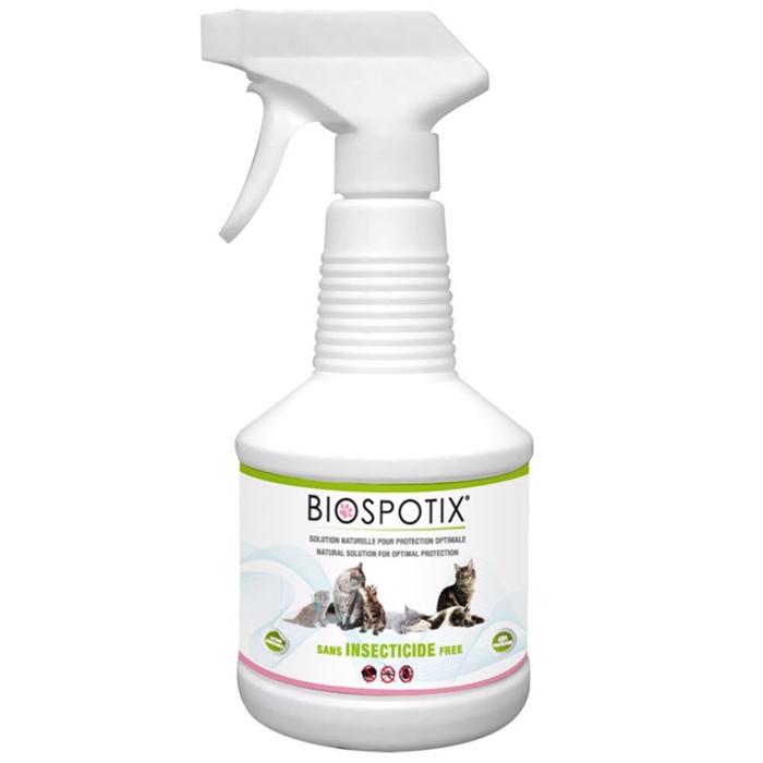 Biospotix Loppemiddel Spray Til Katte Helt Naturligt 500ml