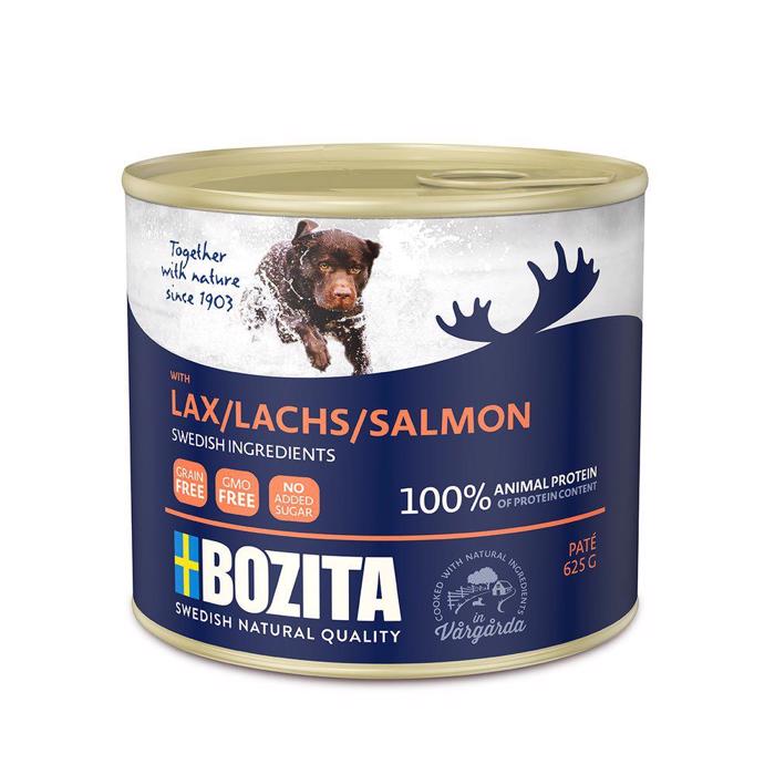 Bozita Hunde Paté Med Laks Kornfrit Vådfoder 625g