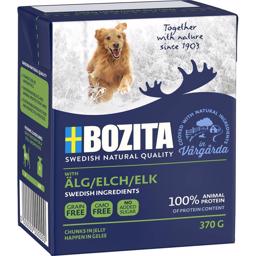 BOZITA Naturals Elg Vådfoder Til Hund Elg Stykker i Gele