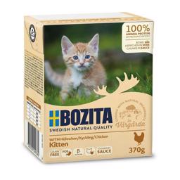 BOZITA Kattemad Bidder I Sovs KITTEN Med 100% Frisk Kylling