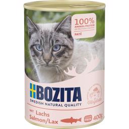 BOZITA Pate Med Laks Lækker Kornfri Vådfoder Til Kat 400g