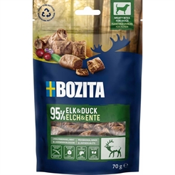 Bozita Meaty Bites Premium Kornfrie Hundegodbidder Elg & And