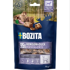 Bozita Meaty Bites Premium Kornfrie Hundegodbidder Hjort & And