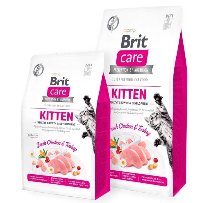 Brit Care Killingefoder Kitten Fresh Chicken & Turkey
