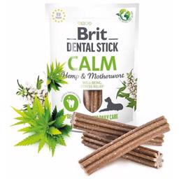 Brit Dental Stick CALM Beriget Med Hemp & Motherwort Ugepakke