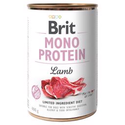 Brit Mono Protein Vådfoder Til Hunden med Lam 400gr