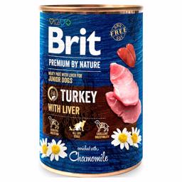 Brit Premium By Nature Vådfoder Til Hund Kalkun & Lever 400gr