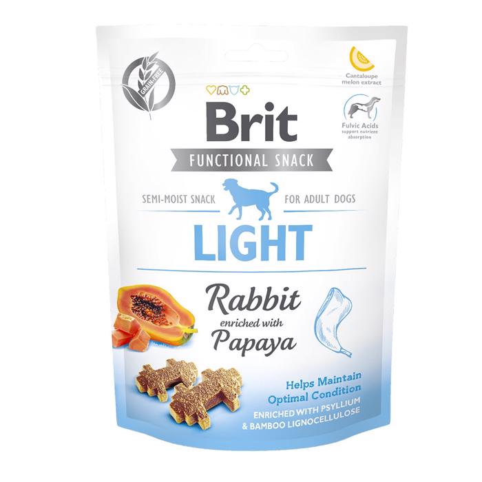 Brit Functional Snack Light Rabbit og Papaya 150 gram DATOVARER