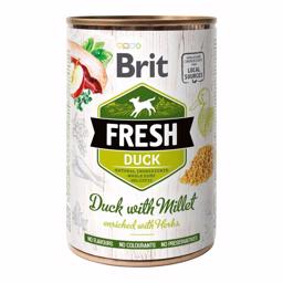 Brit Fresh Holistisk Hundefoder med And og Hirse 400 g