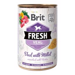 Brit Fresh Holistisk Hundefoder med Kalv og Hirse 400 g