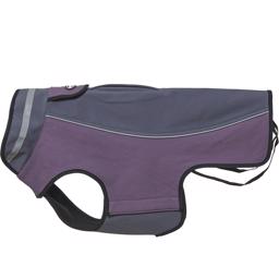 Buster Softshell Hundejakke Grey Black Plum