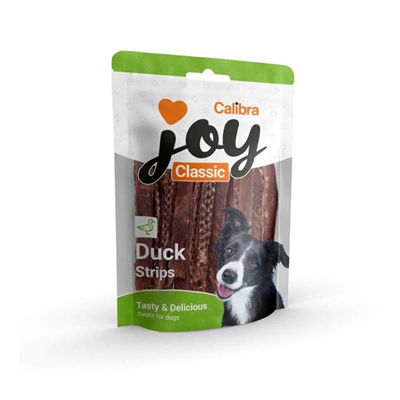 Calibra JOY Dog Classic Snack Strimler DUCK 80g