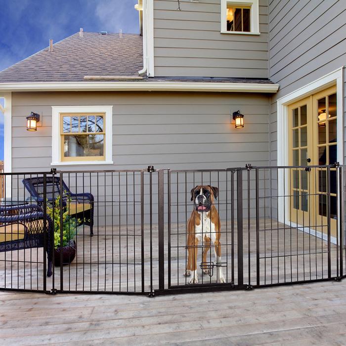 Carlson Original Super Gate Udendørs Hundegård 6 Paneler 