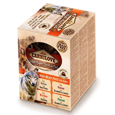 Carnilove Pouch Pate Vådfoder Multipack med 4x300 gram