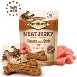 Carnilove Jerky Chicken & Quail ProteinBar Med Kylling & Vagtel