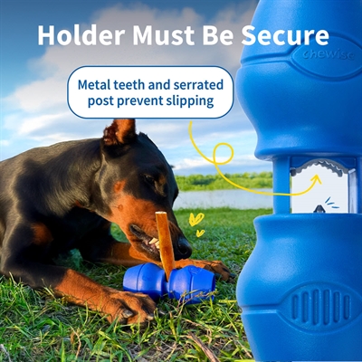 Chewise Bully Stick Holder Til Hundesnacks ROYALBLUE Medium