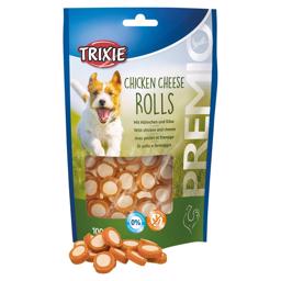 Trixie Chicken Cheese Rolls Godbidder Til Hunden 100 gr.