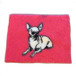 Vet Bed i Pink Antislip Med Chihuahua