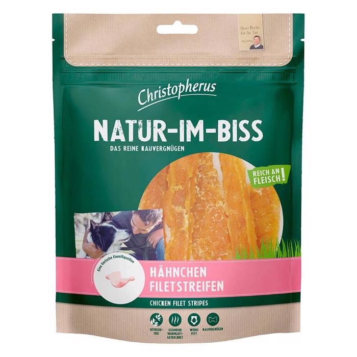 Christopherus Natur Im Biss Chicken Filet Stripes 300 gram 