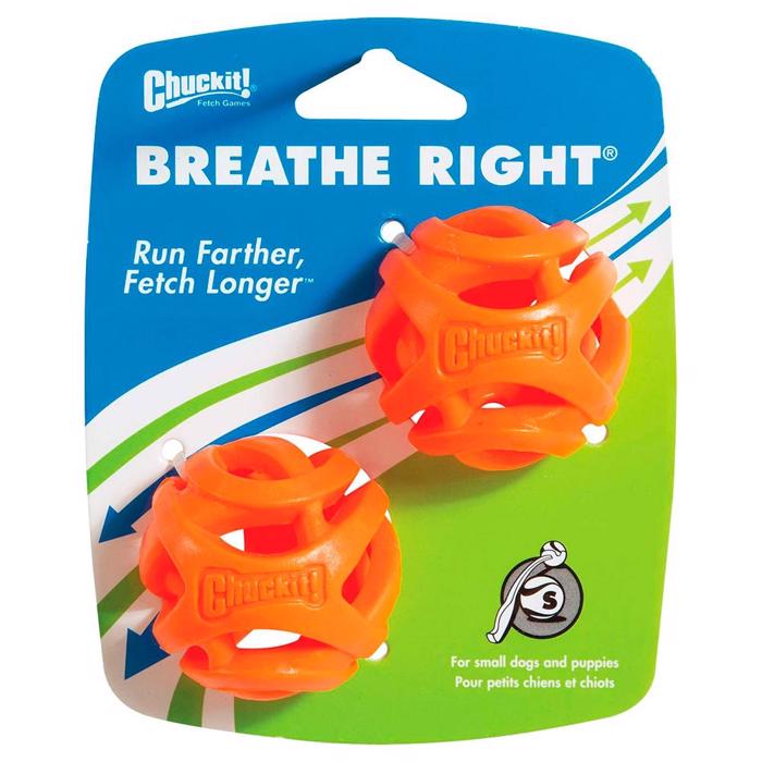 Chuckit Breathe Right Fetch Ball i Small 2 stk.