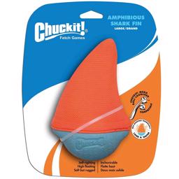 Chuckit Amphibious Shark Fin Super Sjov Vandlegetøj Orange