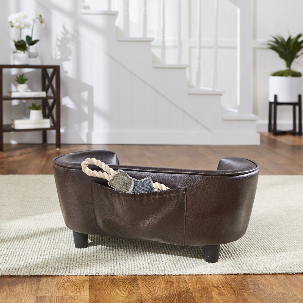 EHP Hundesofa Design CoCo Brown Til Lille Hund