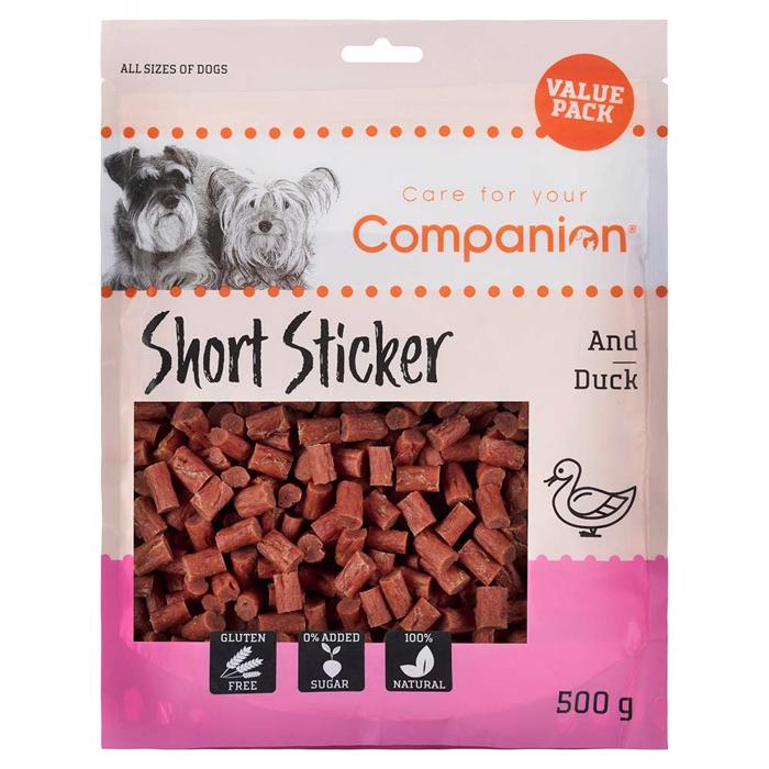 Companion Duck Short Sticker Godbidder med and 500g VALUEPACK