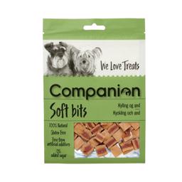 Companion Soft Bits KYLLING & AND 100% Natural Hunde Snack 80g