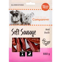 Companion Soft Sausage Lækre Pølser med And 550g