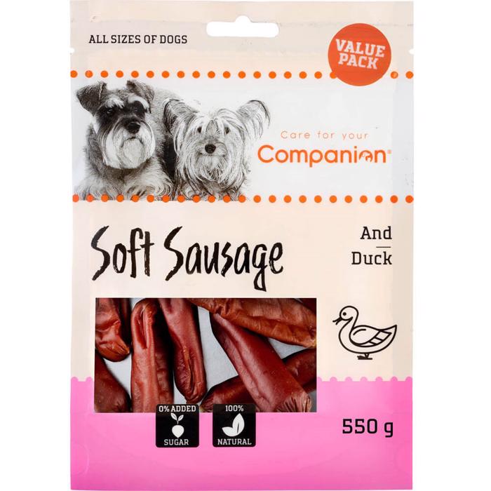 Companion Soft Sausage Lækre Pølser med And 550g