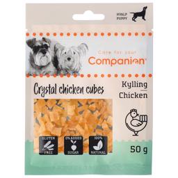 Companion Puppy Crystal Chicken Cubes i Små Kyllinge Bidder 50g