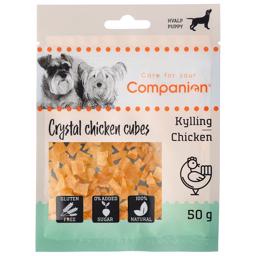 Companion Crystal Chicken Cubes i Små Kyllinge Bidder 50g