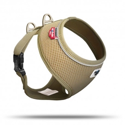 Curli Basic Hundesele Air Mesh Tan X-SMALL