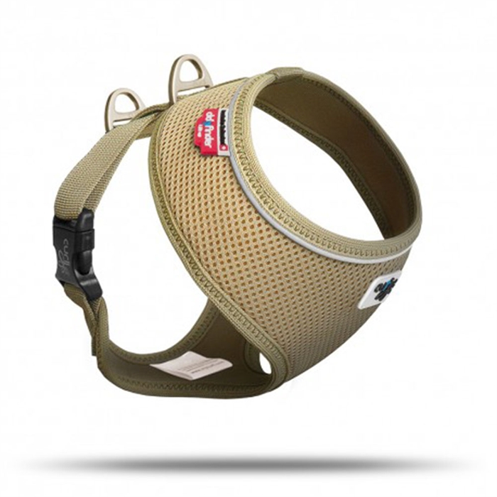 Curli Basic Hundesele Air Mesh Tan X-SMALL