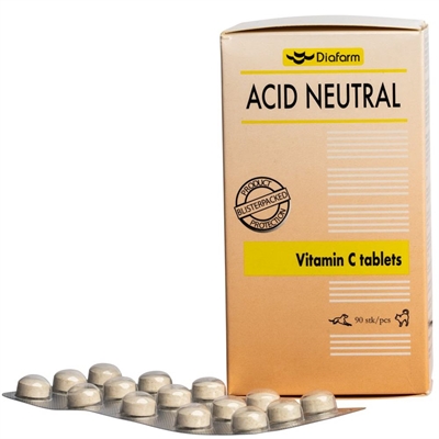 Diafarm Acit Neutral Vitamin-C Tabletter Til Hund & Kat 90stk