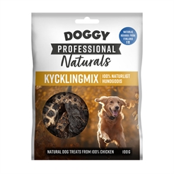 Doggy Professional Naturals 100% Nordisk Kyllingemix 100g