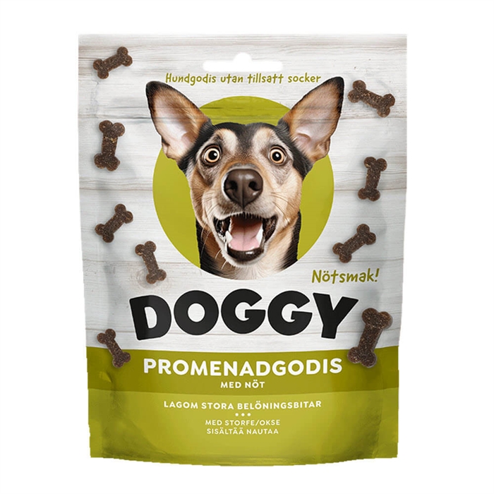 Doggy Kornfrie Gåturs Godbid Med Okse 150g