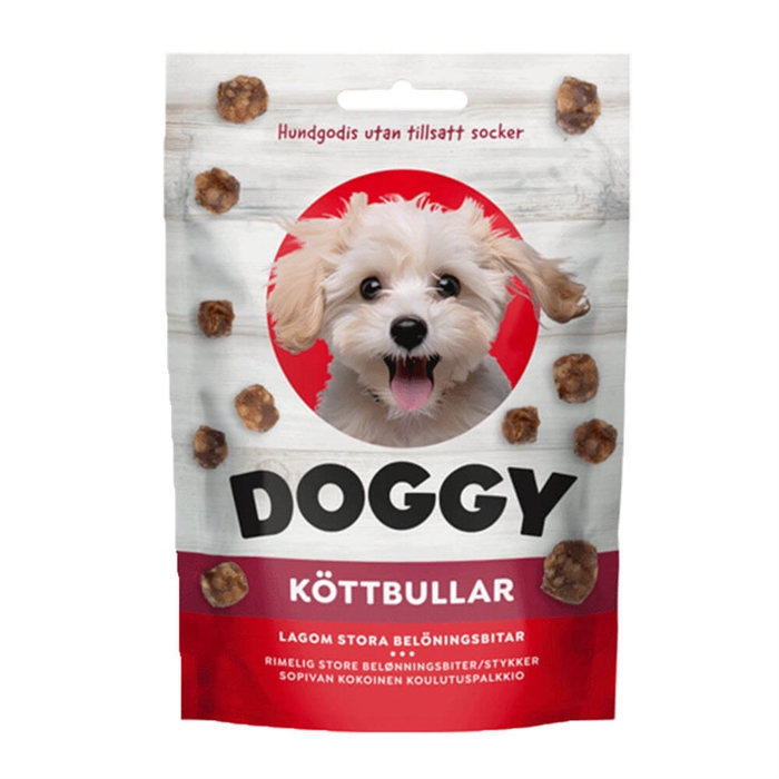 Doggy Mini Kødboller Herlige Små Hunde Godbidder 50g
