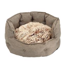 Dogman Hundeseng Classy OVAL Memory Foam Beige