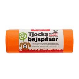 Dogman Hunde Høm Høm Prut Poser Med Håndtag Orange 50 stk