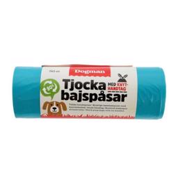 Dogman Hunde Høm Høm Prut Poser Med Håndtag Turkis 50 stk