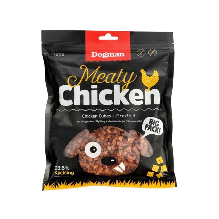 Dogman Meaty Chicken Cubes Luksus Godbidder 300g