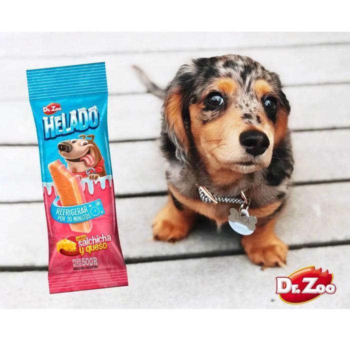DR.Zoo Helado Hundeis På 30 Minutter Sausage & Cheese