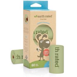 Earth Rated Eco Friendly Hundeposer Komposterbar Neutral 60 stk