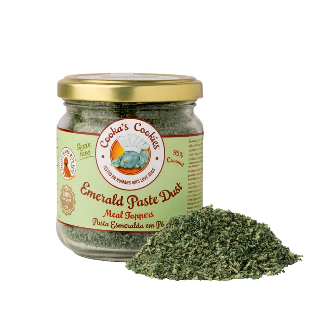 Cookas Cookies Topping & Tilskud Til Hundens Foder Emerald Paste Dust