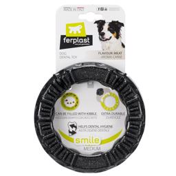 Ferplast Smile Dog Dental Ring Rens Tænder Med Aktivering MEDIUM